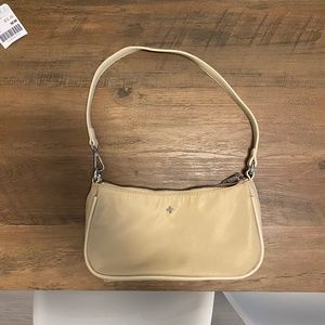 Princess Polly Peta & Jain Piper Bag Beige Nylon Silver Hardware